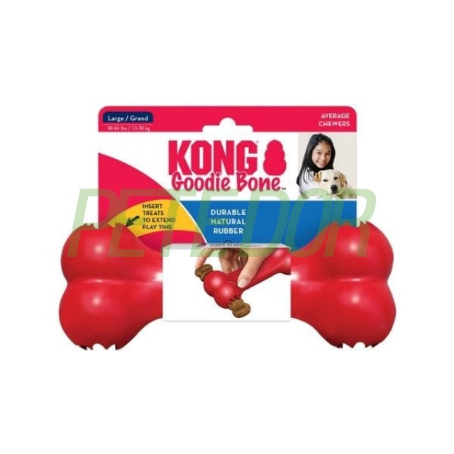 Kong Kemik Şeklinde Kauçuk Köpek Oyuncağı Large 21 Cm Kırmızı