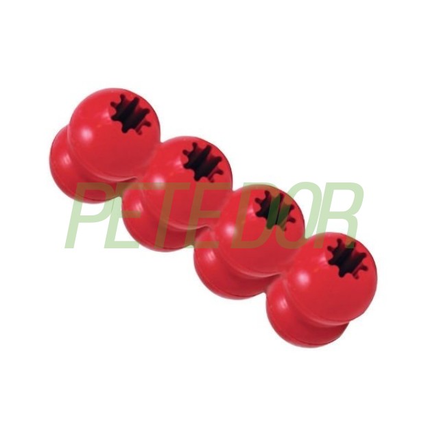 Kong Goodie Ribbon Çoklu Top Şeklinde Köpek Oyuncağı Large Kırmızı