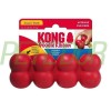Kong Goodie Ribbon Çoklu Top Şeklinde Köpek Oyuncağı Large Kırmızı
