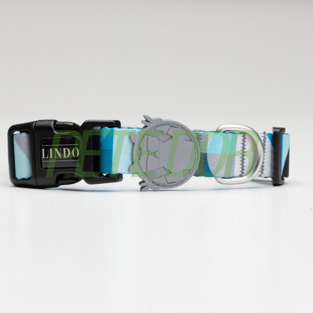 Lindo Dogs Breeze Köpek Boyun Tasması Beyaz/Mavi Large