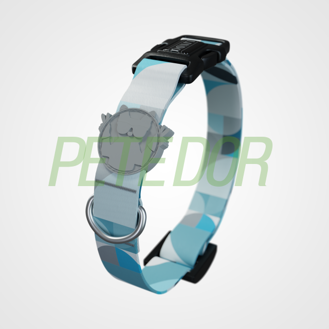 Lindo Dogs Breeze Köpek Boyun Tasması Beyaz/Mavi Small