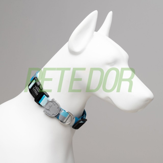 Lindo Dogs Breeze Köpek Boyun Tasması Beyaz/Mavi Small