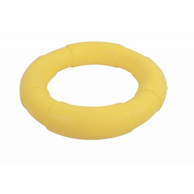 M-Pets Air Toss Circle Dayanıklı Suda Yüzen Köpek Oyuncağı Sarı 20.5x3.66 Cm