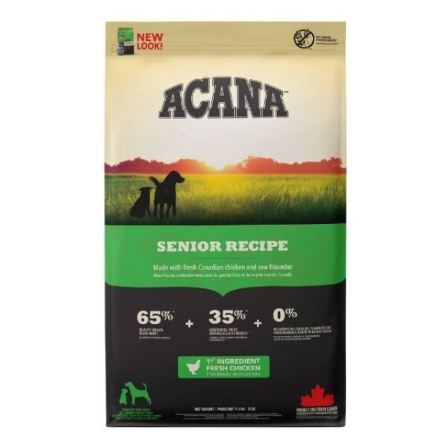 Acana Senior Tahılsız Tavuk ve Balıklı Yaşlı Köpek Maması 11.4 Kg