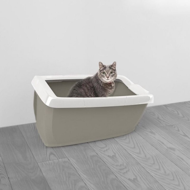 İmac Funny Junior Açık Kedi Tuvaleti Pembe 57x43x28.5 Cm