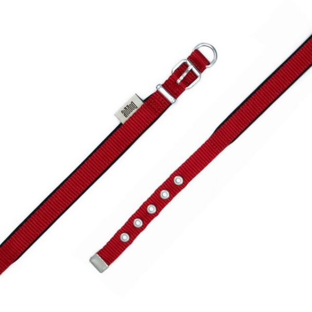 Doggie Comfort Dokuma Köpek Boyun Tasması Small Kırmızı 1.5x25-30 Cm