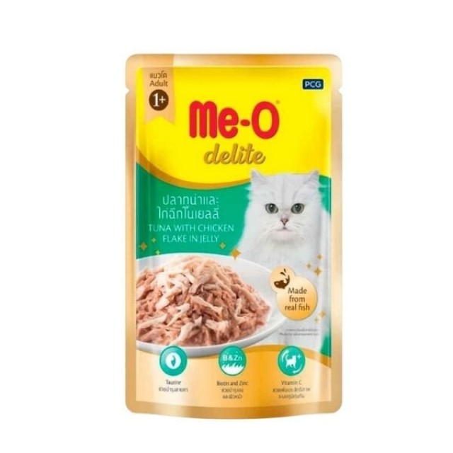 Meo Delite Tavuklu ve Ton Balıklı Pouch Yetişkin Konserve Kedi Maması 1 Adet 70 Gr