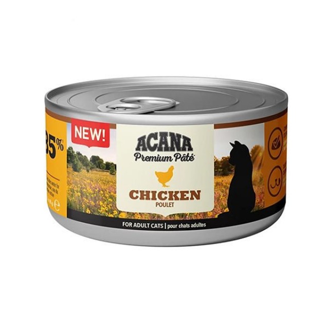 Acana Premium Pate Tavuklu Yetişkin Konserve Kedi Maması 85 Gr