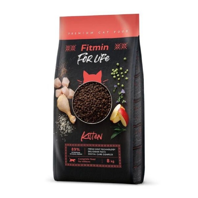 Fitmin For Life Kitten Taze Tavuk Etli Yavru Kedi Maması 8 Kg