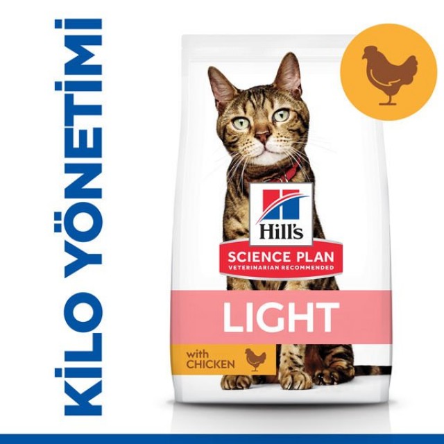 Hills Light Tavuklu Yetişkin Diyet Kedi Maması 1.5 Kg