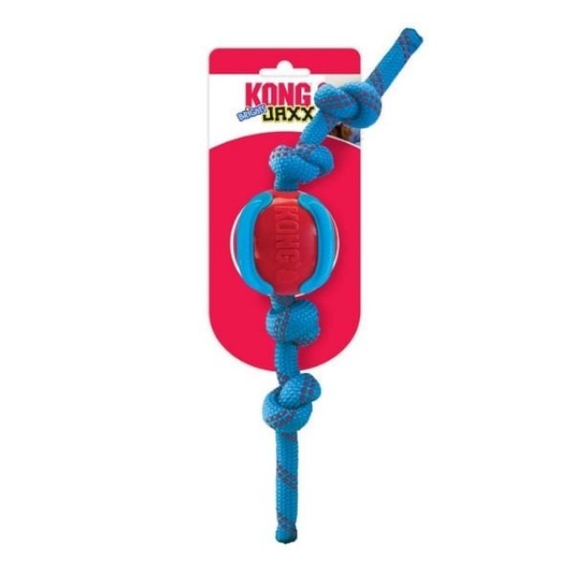 Kong Jaxx Brights Sandviç Şeklinde İp Uzantılı Köpek Oyuncağı Medium