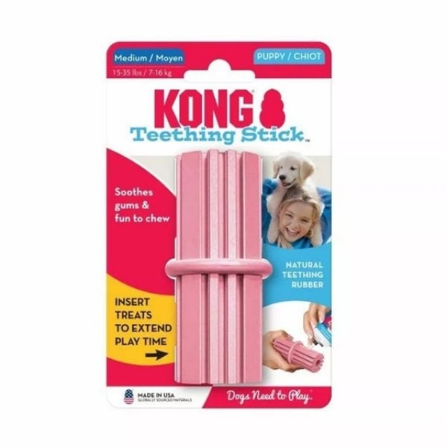 Kong Puppy Teething Stick Diş Temizliği Sağlayan Yavru Köpek Oyuncağı Medium
