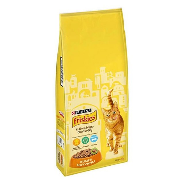 Friskies Kümes Hayvanlı Yetişkin Kedi Maması 15 Kg