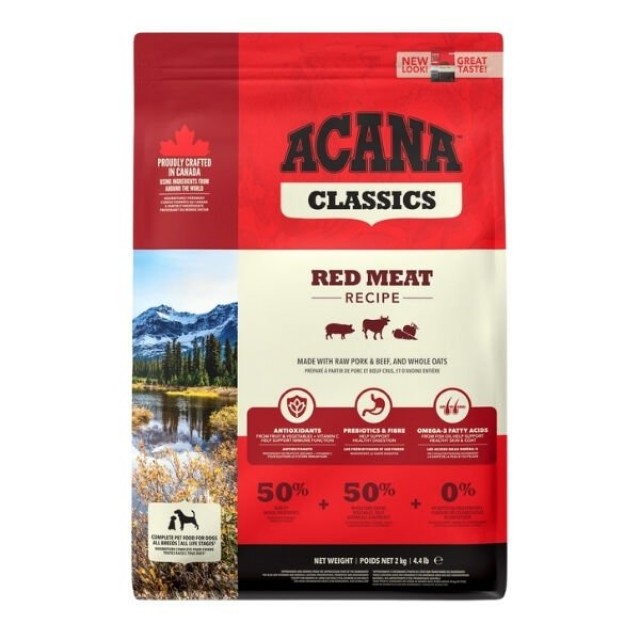 Acana Classics Red Düşük Tahıllı Etli ve Sebzeli Yetişkin Köpek Maması 2 Kg