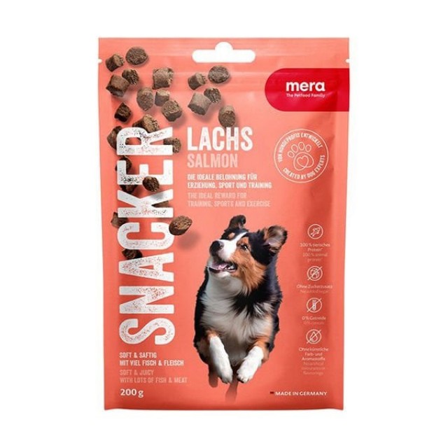 Mera Snacker Somonlu Yumuşak Köpek Ödülü Maması 1 Adet 200 Gr