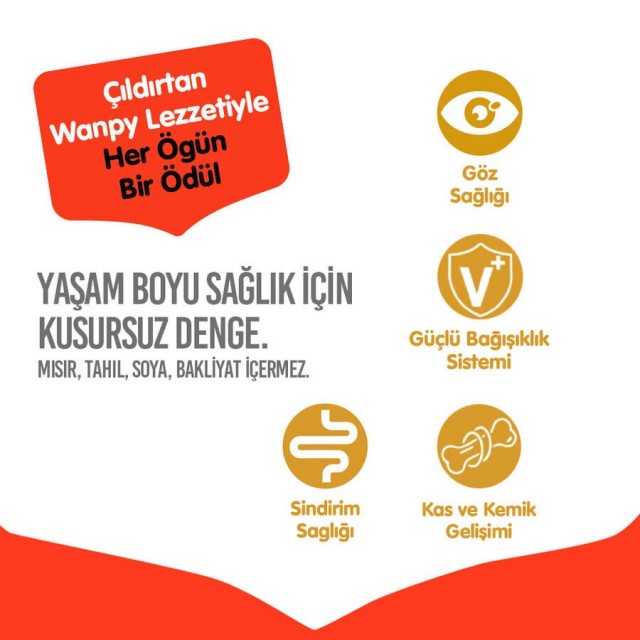 Wanpy Tavuklu Tahılsız Yetişkin Kedi Maması 1.5 Kg