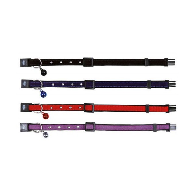 Trixie Kadife Kedi Boyun Tasması Karışık Renkli 24 Cm