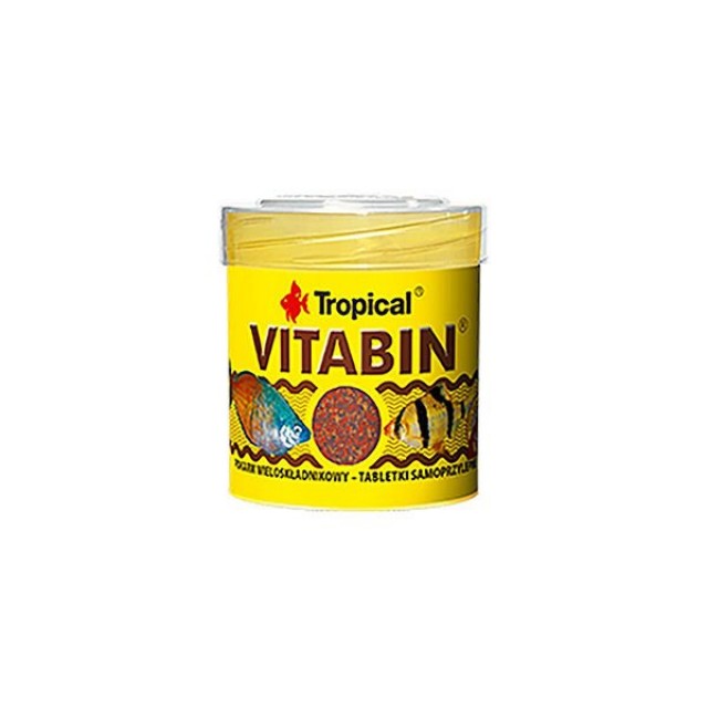 Tropical Vitabin Yapışakanlı Karışık Tablet Balık Yemi 50 Ml 36 Gr