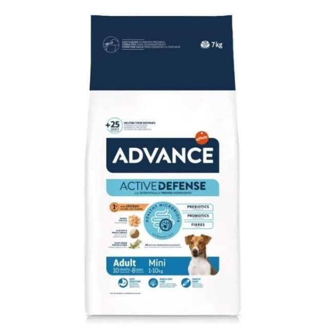 Advance Adult Mini Tavuklu Küçük Irk Yetişkin Köpek Maması 7 Kg