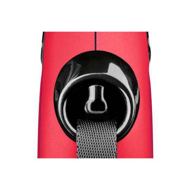 Flexi Klasik Şerit Kayış Otomatik Köpek Gezdirme Tasması Large Kırmızı 8 Mt