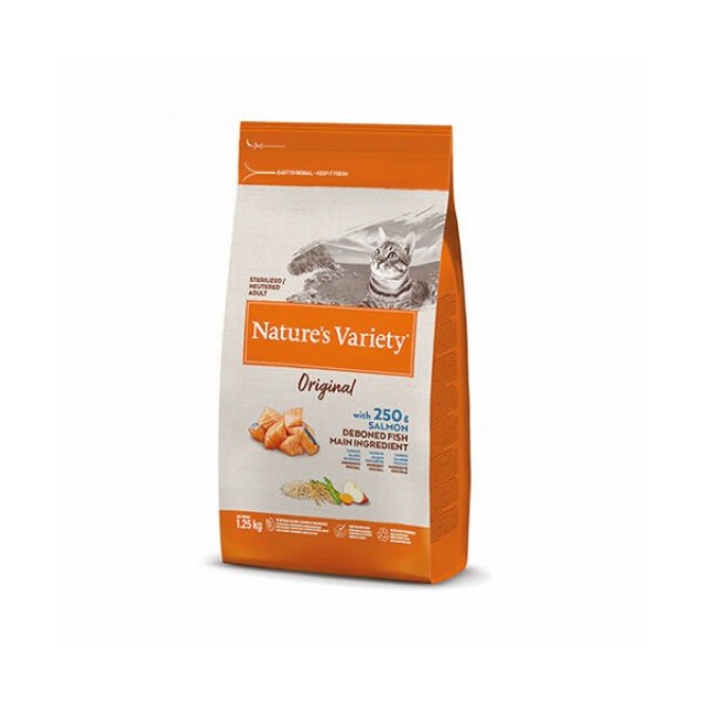 Natures Variety Somonlu Kısırlaştırılmış Kedi Maması 1.25 Kg