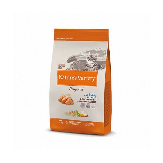 Natures Variety Somonlu Kısırlaştırılmış Kedi Maması 7 Kg