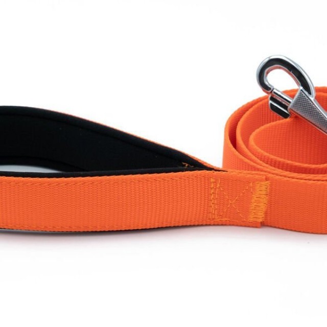 Doggie Comfort Dokuma Köpek Gezdirme Tasması Medium Turuncu 3x100 Cm