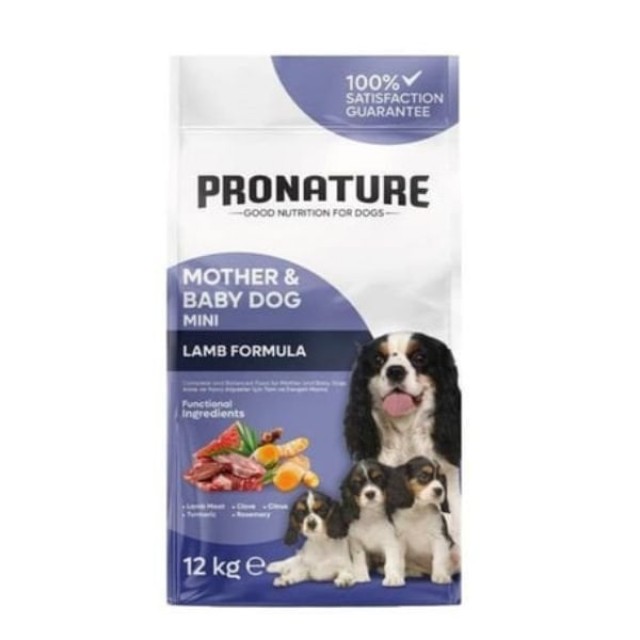 Pronature Mother & Baby Dog Kuzu Etli Anne ve Yavru Köpek Maması 12 Kg