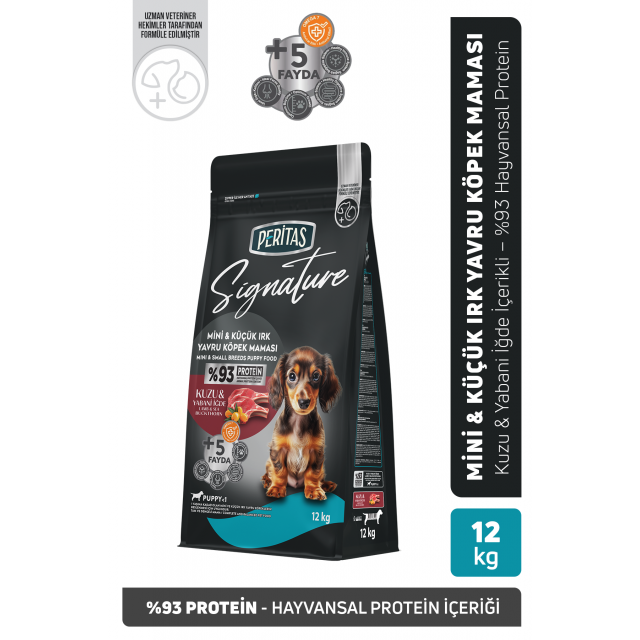 Signature Kuzulu Küçük Irk Yavru Köpek Maması 12 Kg