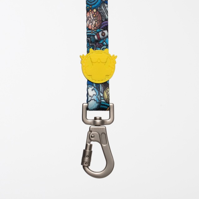 Lindo Dogs Apollo Köpek Gezdirme Kayışı Mavi/Sarı Small