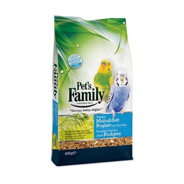 Pets Family Muhabbet Kuşu Yemi 400 Gr