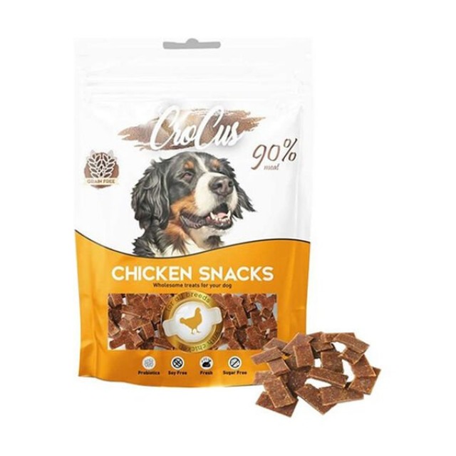 Crocus Snack Tavuklu Tahılsız Köpek Ödül Maması 80 Gr