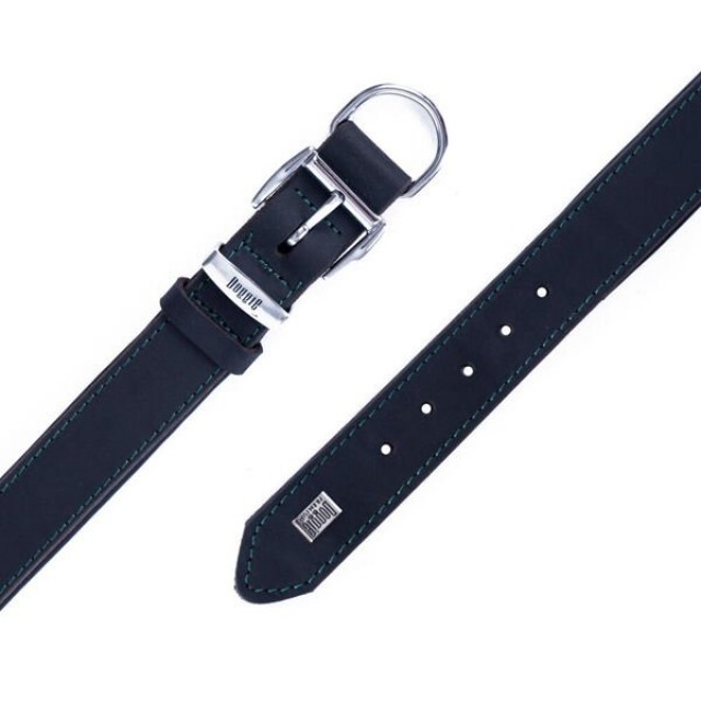 Doggie Yağlı Deri Köpek Boyun Tasması Large Kahverengi 4x47-55 Cm