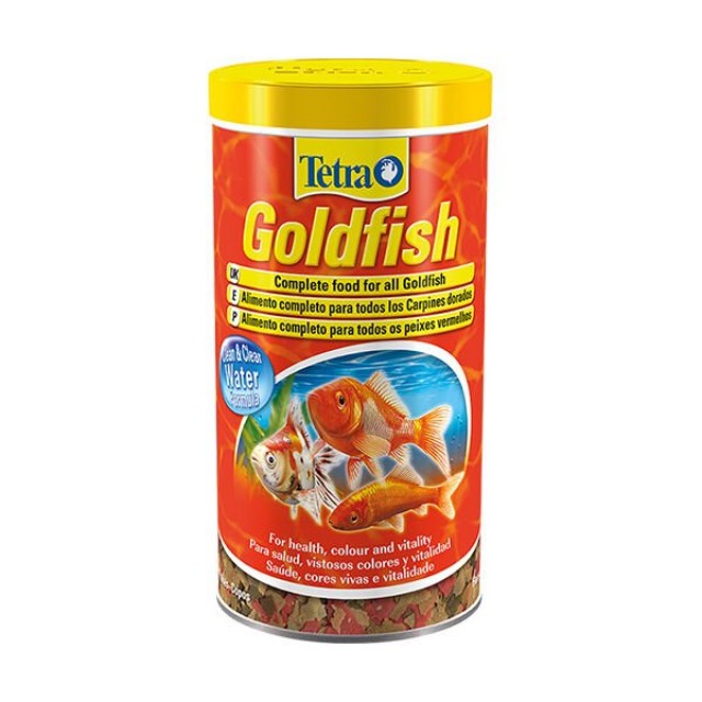 Tetra Goldfish Akvaryum Japon Balık Yemi 1000 Ml