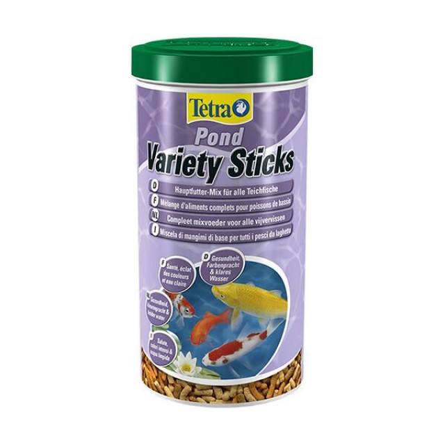 Tetra Pond Variety Sticks 3in1 Akvaryum Balık Yemi 1 Lt