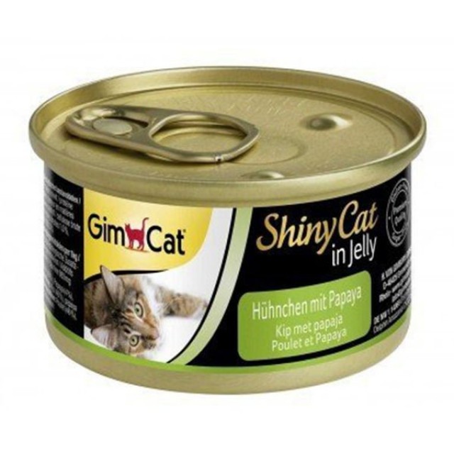 Gimcat Shinycat Tavuklu Papayalı Konserve Kedi Maması 70 Gr