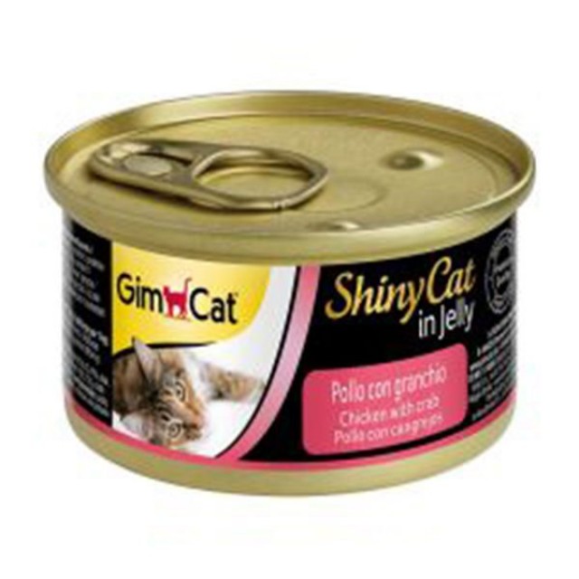 Gimcat Shinycat Tavuklu Yengeçli Konserve Kedi Maması 1 Adet 70 Gr