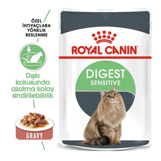 Royal Canin Digestive Sensitive Gravy Pouch Kedi Maması 1 Adet 85 Gr