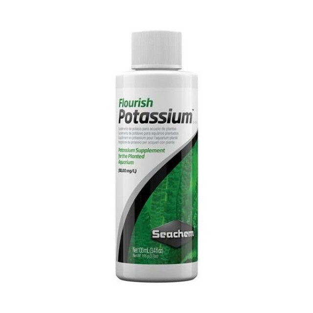 Seachem Flourish Potassium Akvaryum Bitkileri için Potasyum Takviyesi 100 Ml