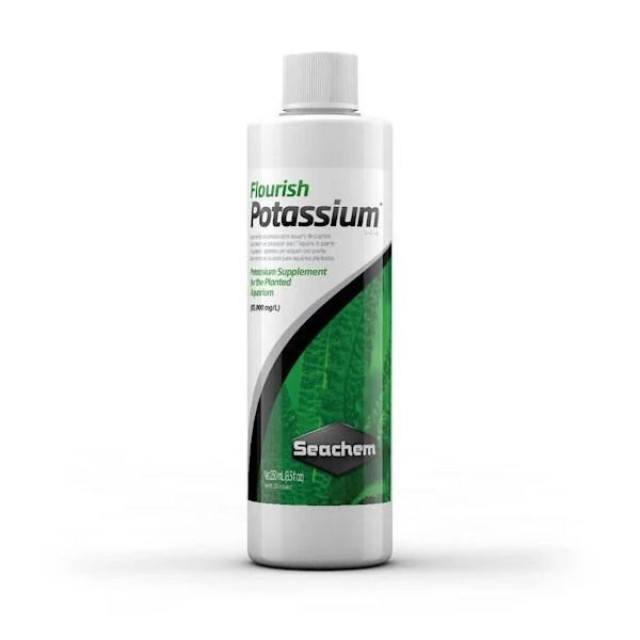 Seachem Flourish Potassium Akvaryum Bitkileri için Potasyum Takviyesi 250 Ml