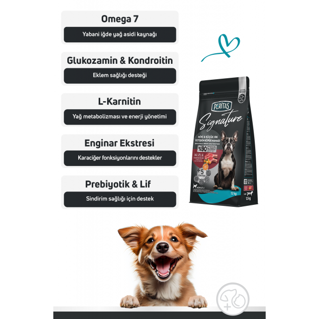 Signature Kuzulu Küçük Irk Yetişkin Köpek Maması 12 Kg