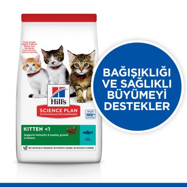 Hills Kitten Ton Balıklı Yavru Kedi Maması 5+2 Kg Hediyeli