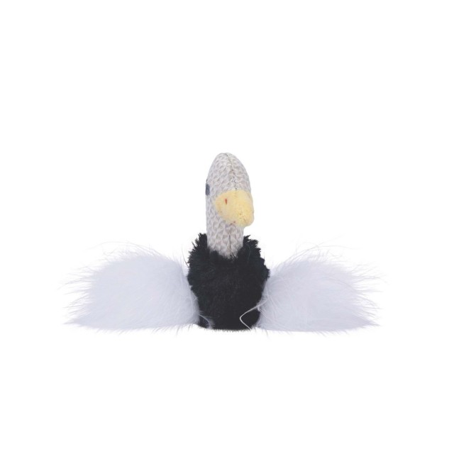 M-Pets Plume Ostrich Catnipli Kedi Oyuncağı 7x9x3 Cm Beyaz