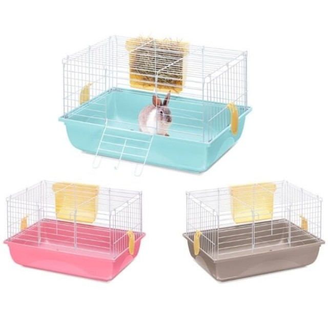 İmac Easy 60 Gine Pig ve Kemirgen Kafesi Mavi 60.5x40.5x36 Cm