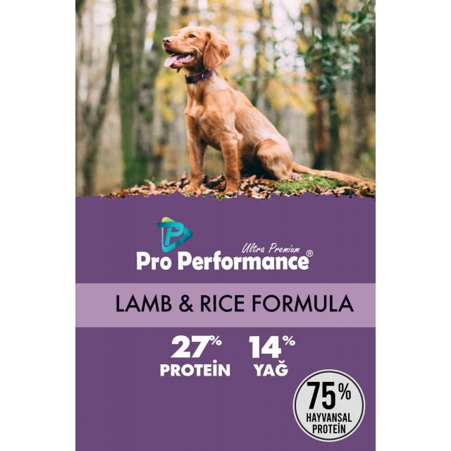 Pro Performance Kuzu Etli ve Pirinçli Yavru Köpek Maması 18 Kg