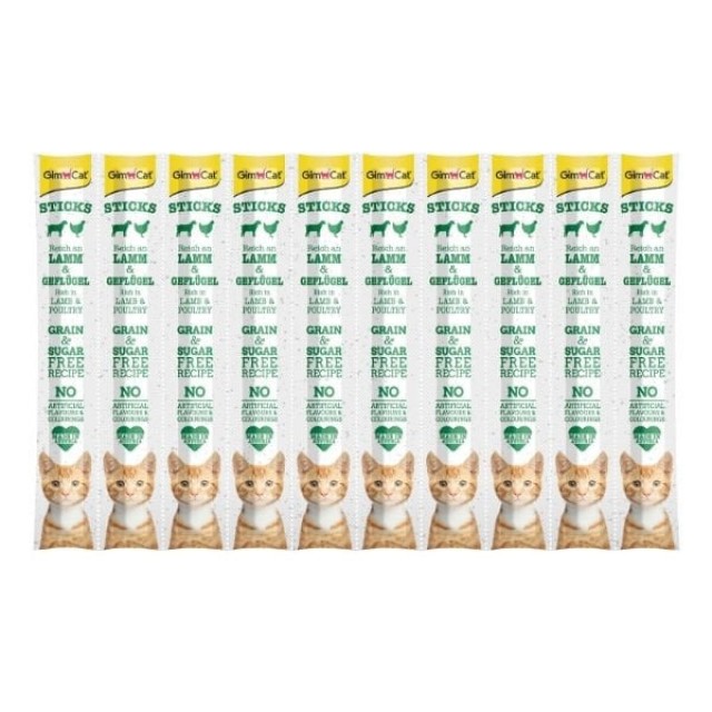 Gimcat Sticks Kuzu ve Tavuk Etli Çubuk Kedi Ödül Maması 1 Adet 50 Gr