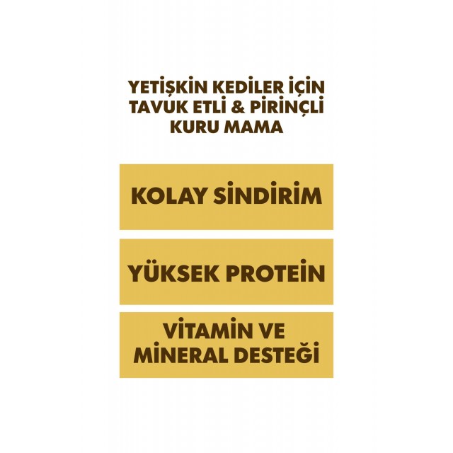 Pro Performance Tavuklu ve Pirinçli Yetişkin Kedi Maması 15 Kg
