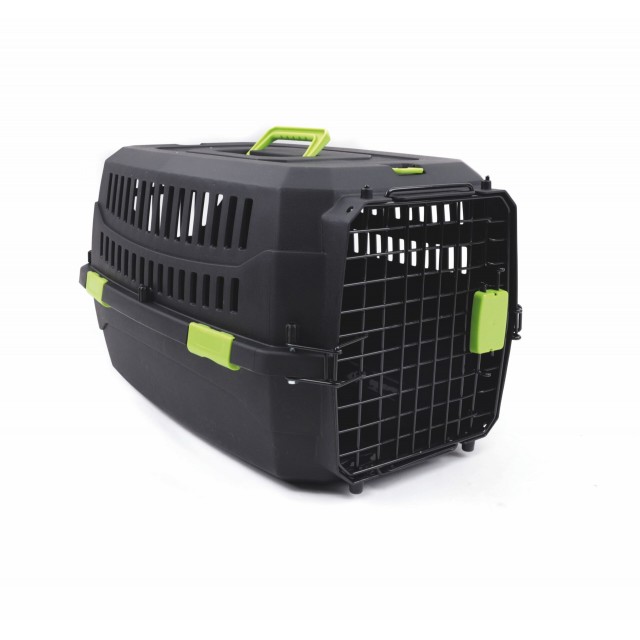 M-Pets Eco Viaggio Carrier Lata Kedi ve Küçük Irk Köpek Taşıma Çantası 48.3x32x25.4 Cm Siyah Xsmall