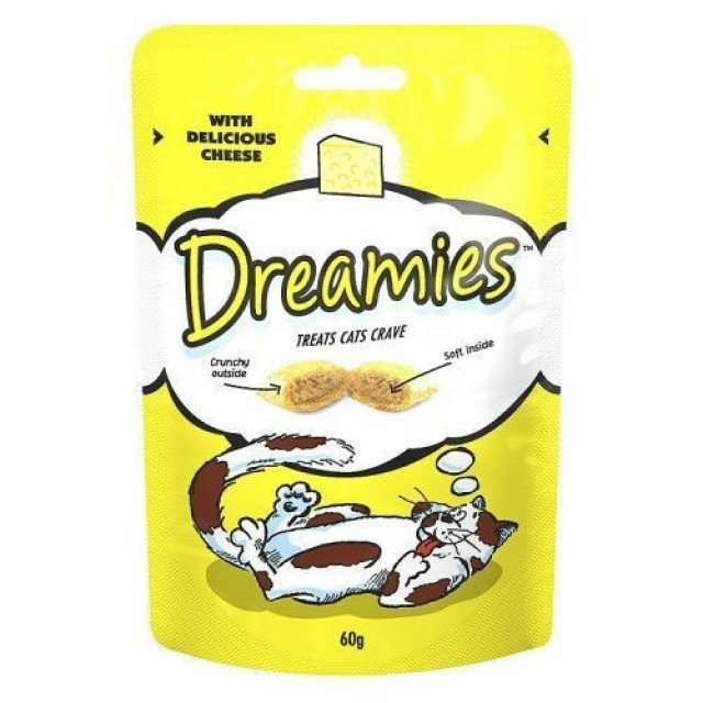 Dreamies İçi Dolgulu Peynirli Kıtır Kedi Ödül Maması 1 Adet 60 Gr