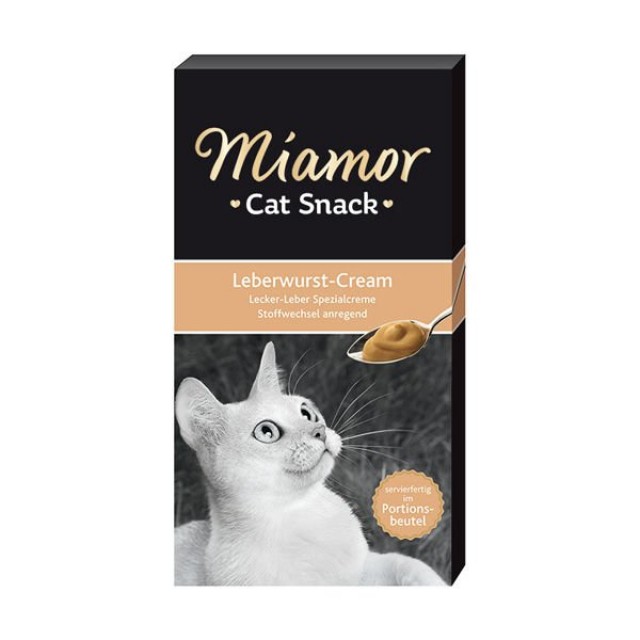 Miamor Cream Ciğerli Kedi Ödül Maması 6x15 Gr